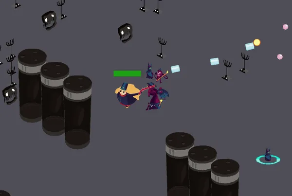 Screenshot showing Solar Survive